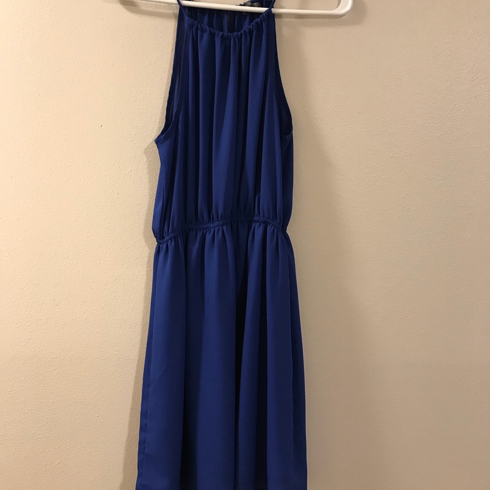 Royal blue dress